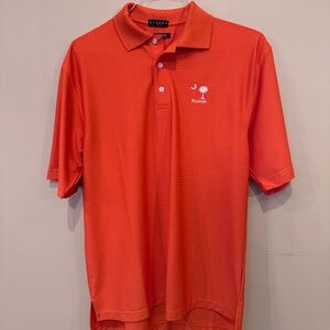 ❤️❤️ 3/$25 Mens orange polo;  Kiawah Island SC